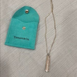 Tiffany & Co. 1837 Concave Bar Necklace